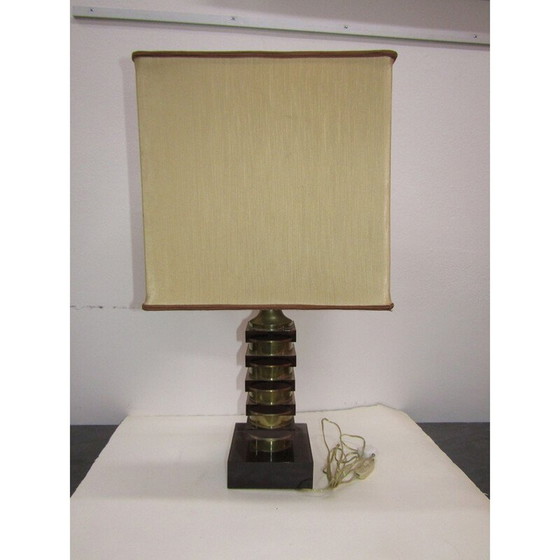 Image 1 of Lampe vintage en plexiglas et métal, Italie 1970