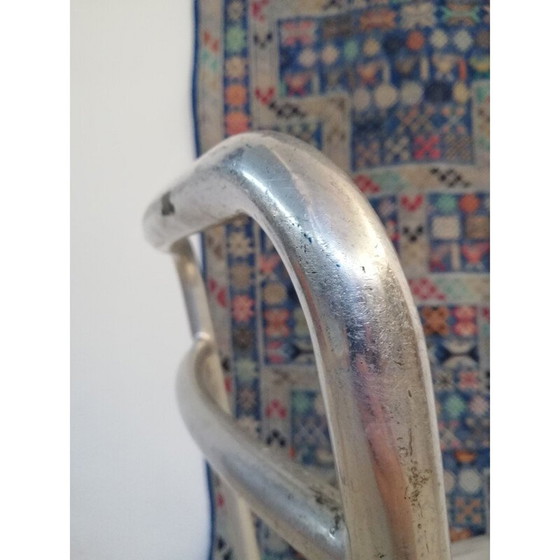 Image 1 of Chaise vintage en aluminium pour Montecatini, années 1950