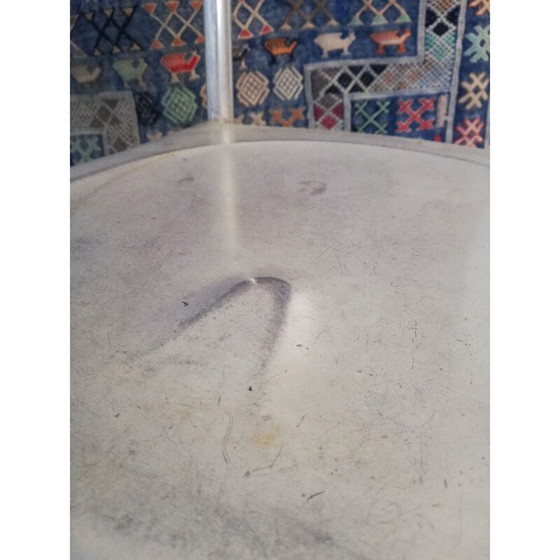 Image 1 of Chaise vintage en aluminium pour Montecatini, années 1950