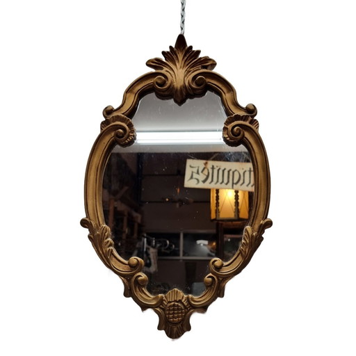 Miroir à crête de style rococo