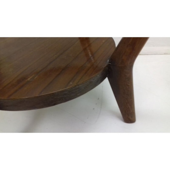 Image 1 of Paire de fauteuils vintage avec table basse par Karel Koželka et Antonín Kropáček, Tchécoslovaquie 1940