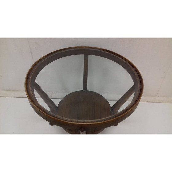 Image 1 of Paire de fauteuils vintage avec table basse par Karel Koželka et Antonín Kropáček, Tchécoslovaquie 1940