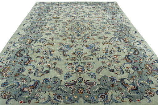 Tapis d'Orient Keshan liège noué à la main - 406 X 286 cm