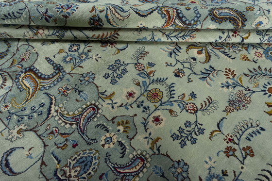 Image 1 of Tapis d'Orient Keshan liège noué à la main - 406 X 286 cm