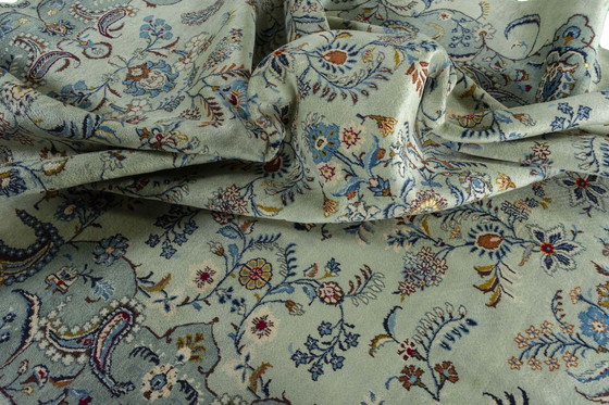 Image 1 of Tapis d'Orient Keshan liège noué à la main - 406 X 286 cm