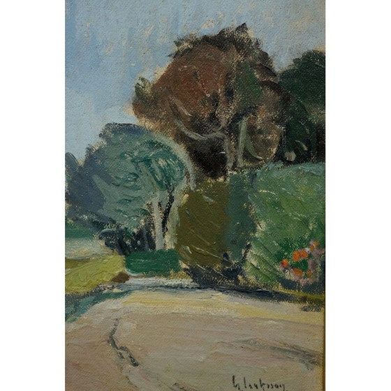 Image 1 of Peinture scandinave vintage par Gigeon Isaksson, 1960s