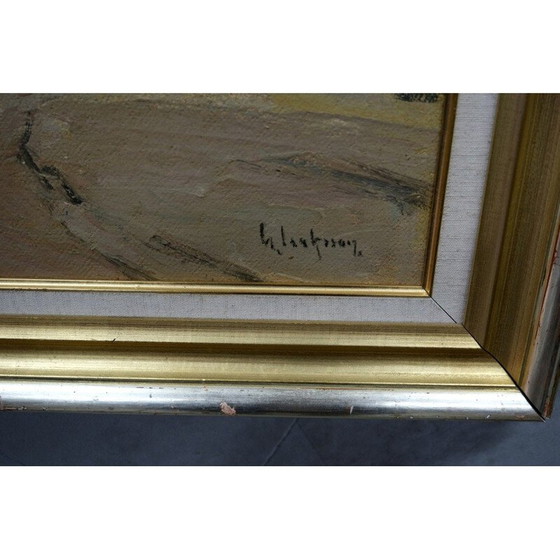 Image 1 of Peinture scandinave vintage par Gigeon Isaksson, 1960s