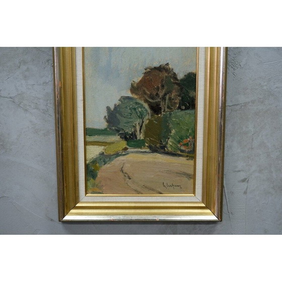 Image 1 of Peinture scandinave vintage par Gigeon Isaksson, 1960s