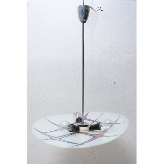 Image 1 of Lampe suspendue de l'ère spatiale, Mid Century, Tchécoslovaquie, années 1950-1960