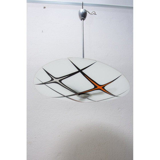 Image 1 of Lampe suspendue de l'ère spatiale, Mid Century, Tchécoslovaquie, années 1950-1960