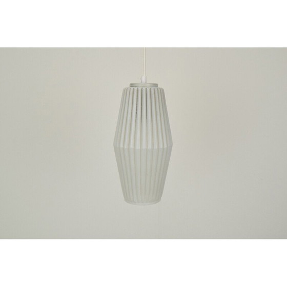 Image 1 of Suspension en verre vintage, tchèque 1960