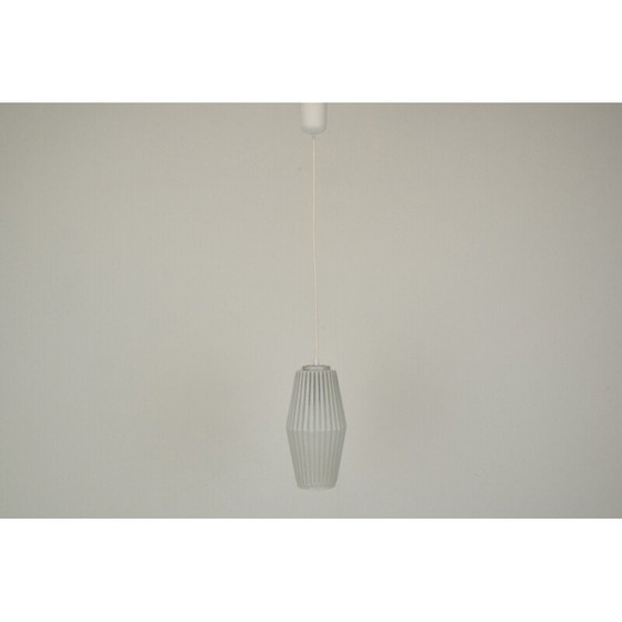 Image 1 of Suspension en verre vintage, tchèque 1960