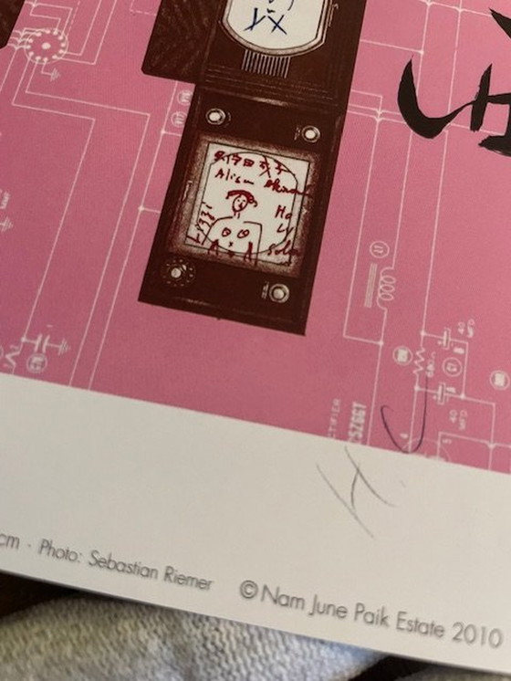 Image 1 of Nam June Paik (1932-2006), Evolution, Revolution, Resolution, 1989 (Olympe De Gauges), Copyright Nam June Paik Estate 2010