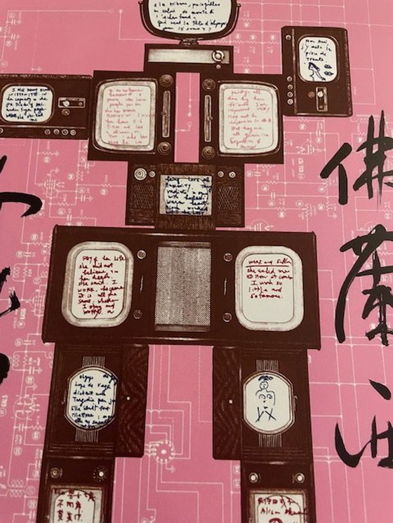 Image 1 of Nam June Paik (1932-2006), Evolution, Revolution, Resolution, 1989 (Olympe De Gauges), Copyright Nam June Paik Estate 2010