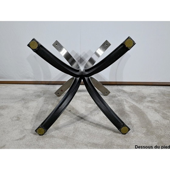 Image 1 of Table en verre vintage T69 Cristal par E.Gerli et O.Borsani pour Tecno, Italie 1963