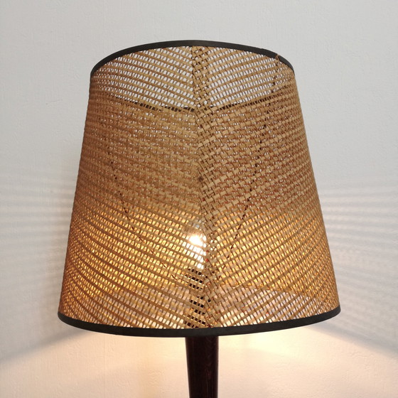 Image 1 of Lampe midcentury modern en acajou