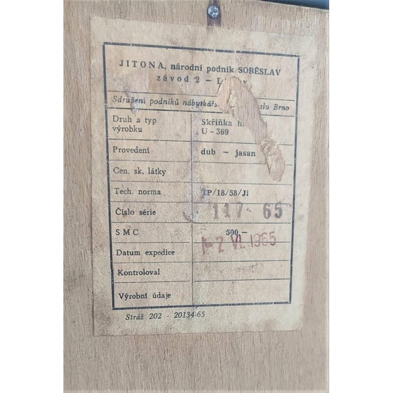 Image 1 of Buffet haut du Mid Century par Hubert Nepožitek et Bohumil Landsman pour la société Jitona, Tchécoslovaquie années 1960