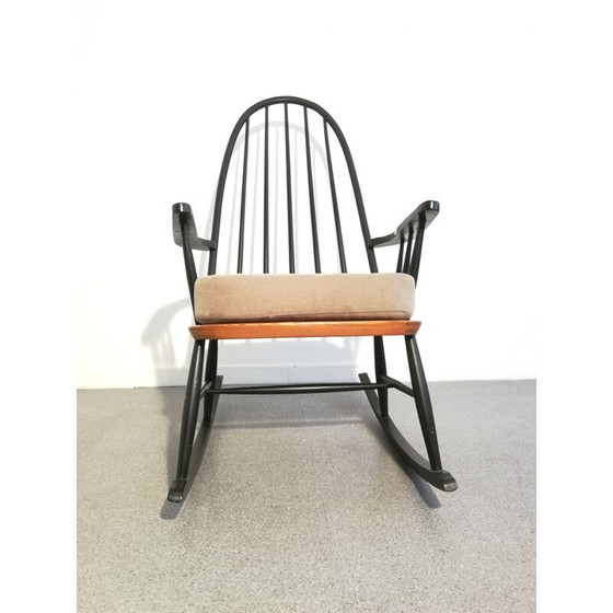 Image 1 of Fauteuil à bascule style vintage Ilmari Tapiovaara 1960