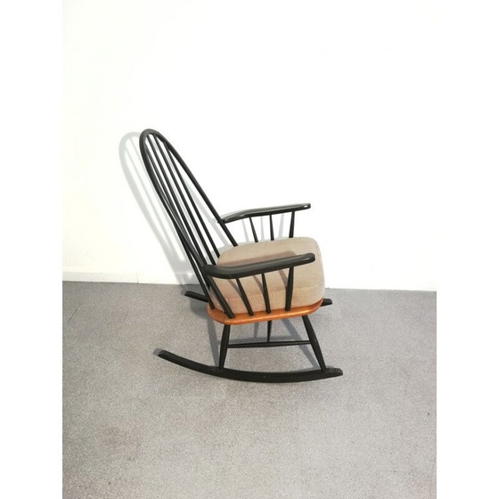 Image 1 of Fauteuil à bascule style vintage Ilmari Tapiovaara 1960