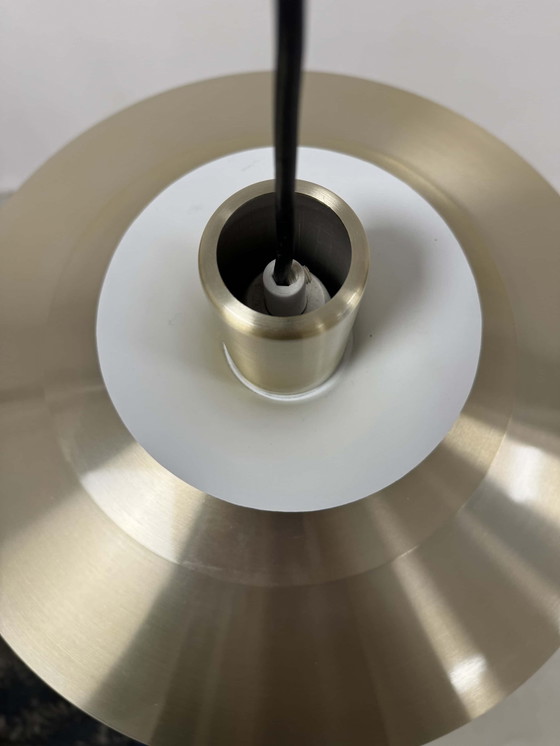 Image 1 of Lampe pendante danoise vintage en laiton