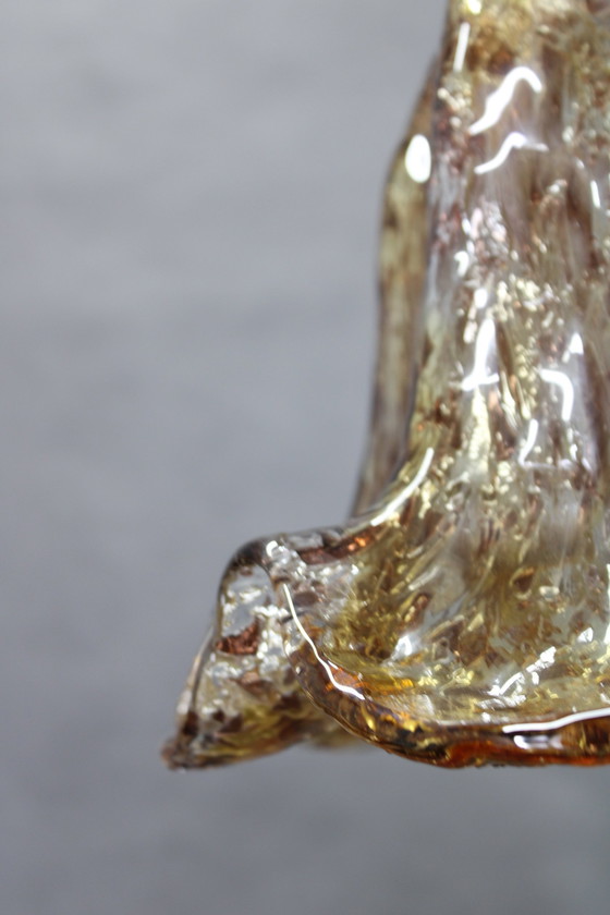Image 1 of Grande lampe suspendue en verre de Murano des années 1980, Italie