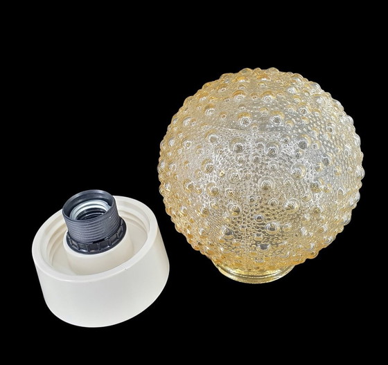 Image 1 of 2116 Plafonnier Vintage Amber Gold