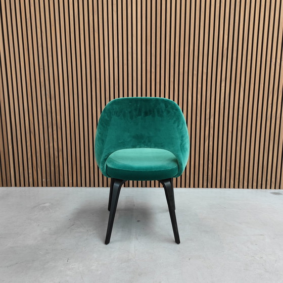 Image 1 of Knoll Saarinen Green Dining Chair