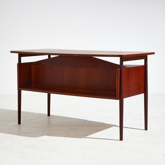 Image 1 of Bureau vintage en teck par Gunnar Nielsen Tibergaard, 1960