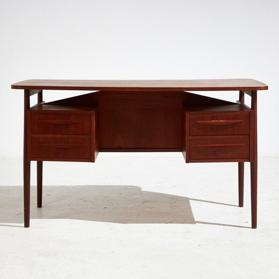 Image 1 of Bureau vintage en teck par Gunnar Nielsen Tibergaard, 1960