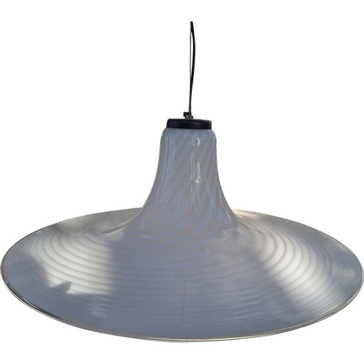 Lampe suspendue vintage en verre de Murano, 1960