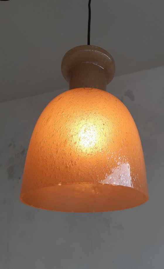 Image 1 of Raak Holland B-1203 Lampe suspendue en verre opalin sable