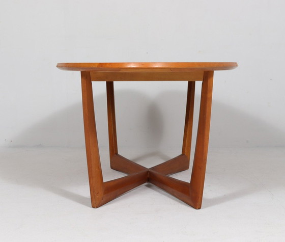 Image 1 of Table basse/table à café elliptique/ovale de Kondor Möbel, Allemagne, années 1960