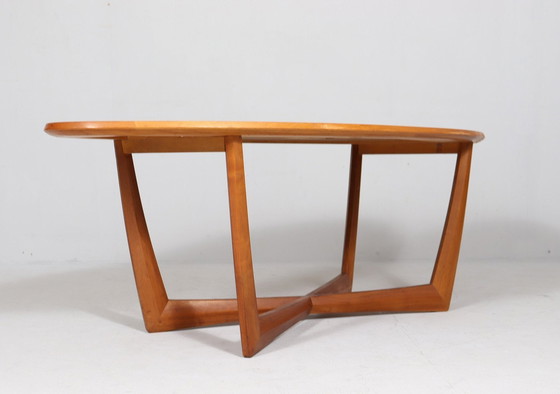 Image 1 of Table basse/table à café elliptique/ovale de Kondor Möbel, Allemagne, années 1960