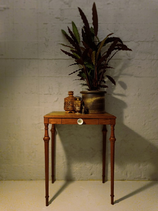 Elegant Hall Table Antique In Strange Proportions