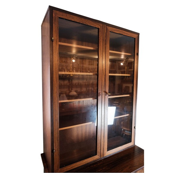 Image 1 of Vitrine vintage en bois de rose, années 1960