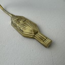 Ancienne Applique Laiton Et Verre  Art-Deco