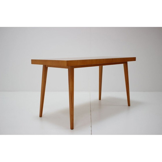 Image 1 of Table basse vintage en noyer, Tchécoslovaquie 1960