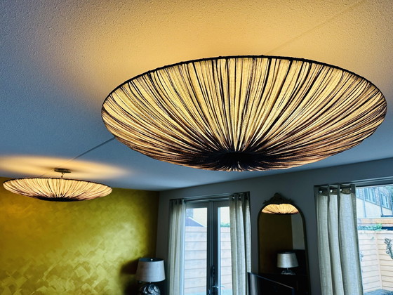 Image 1 of Aqua Creations Lampe suspendue sur pied Taupe Purple Rain 122cm