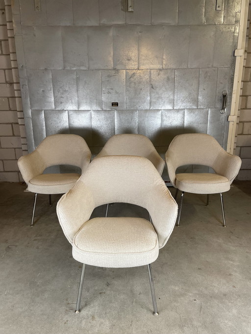 4X Chaise de conférence Knoll par Eero Saarinen