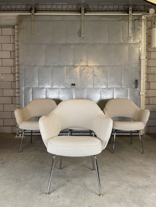 4X Chaise de conférence Knoll par Eero Saarinen