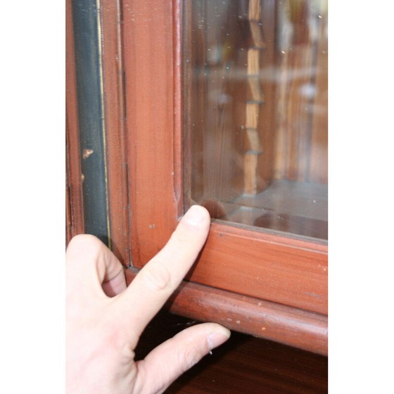 Image 1 of Bibliothèque et armoire vintage avec portes en verre, 1930