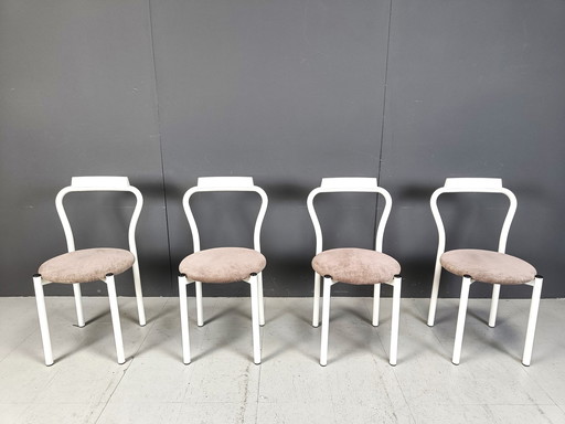 Chaises de salle à manger vintage de Calligaris, 1980S