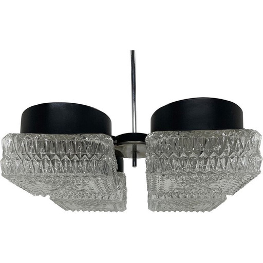 Lampe suspendue vintage par Napako, Tchécoslovaquie années 1960