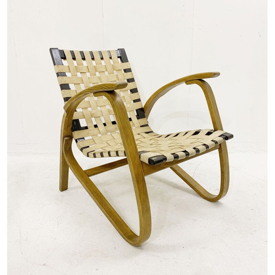 Image 1 of Paire de fauteuils vintage en bois courbé par Jan Vanek pour Up Závody, Tchécoslovaquie 1930