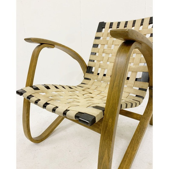 Image 1 of Paire de fauteuils vintage en bois courbé par Jan Vanek pour Up Závody, Tchécoslovaquie 1930