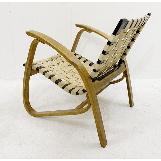 Image 1 of Paire de fauteuils vintage en bois courbé par Jan Vanek pour Up Závody, Tchécoslovaquie 1930