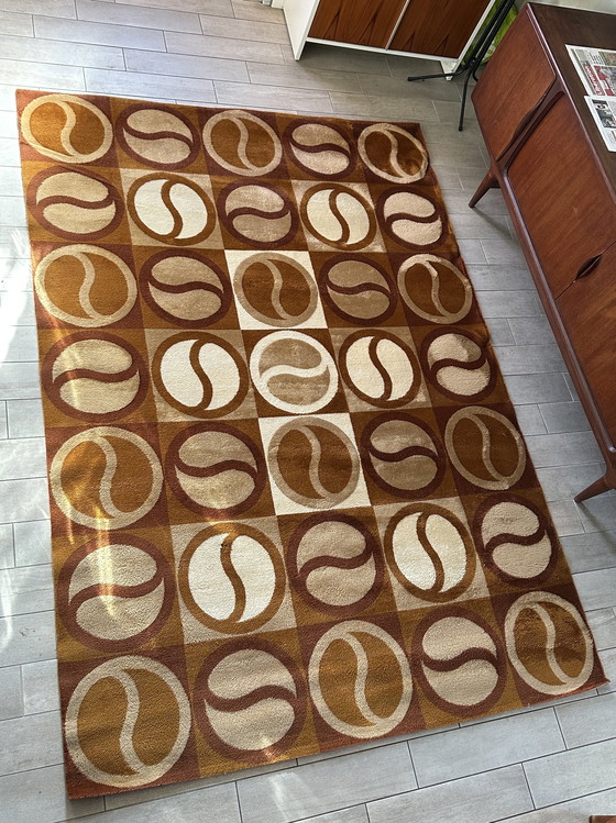 Image 1 of Tapis Vintage Design Années 60 70 