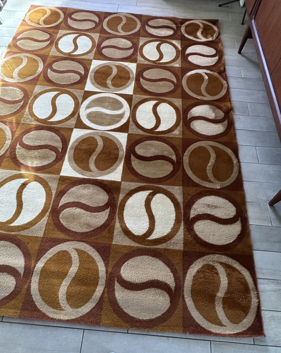 Image 1 of Tapis Vintage Design Années 60 70 