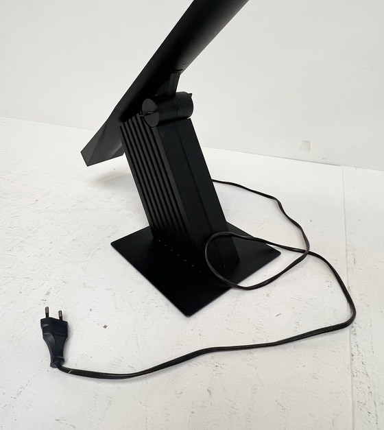 Image 1 of Lampe de bureau Condor noire par Hans Von Klier pour Bilumen, 1980's