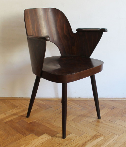 Mid Century Dining Chair N.1515 By Oswald Haerdtl For Ton Company